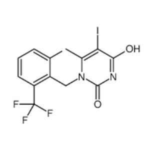 1-[[2-Fluoro-6-(trifluoromethyl)phenyl]methyl]-5-iodo-6-methyl-2,4(1H,3H)-pyrimidinedione
