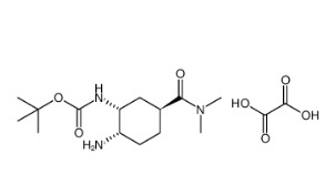 叔丁基[（1R，2S，5S）-2-氨基-5-[（二甲胺基）羰基]环己基]氨基甲酸酯草酸盐