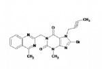 8-溴-7-但是-2-yn-1-基-3-甲基-3,7-二氢-1H-嘌呤-2,6-二酮8-溴-7-但是-2-yn-1-基-3-甲基-1-[（4-甲基喹唑啉-2-基）甲基]-3,7-二氢-1H-嘌呤-2,6-二酮